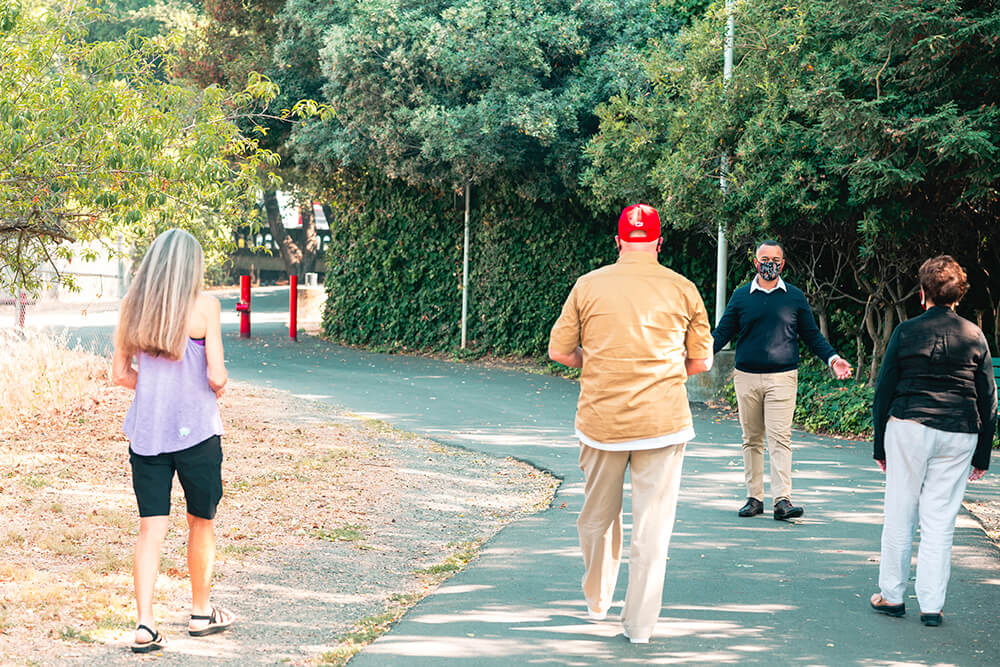 Photos of Devin Murphy, running for Pinole City Council in Pinole, CA on September 3, 2020.